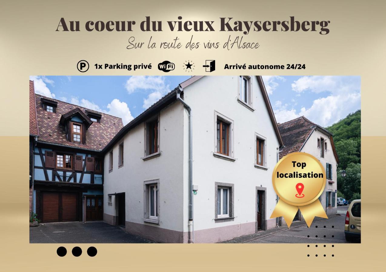 Gite Au Coeur Du Vieux Kaysersberg - Parking Prive & Wifi Extérieur photo